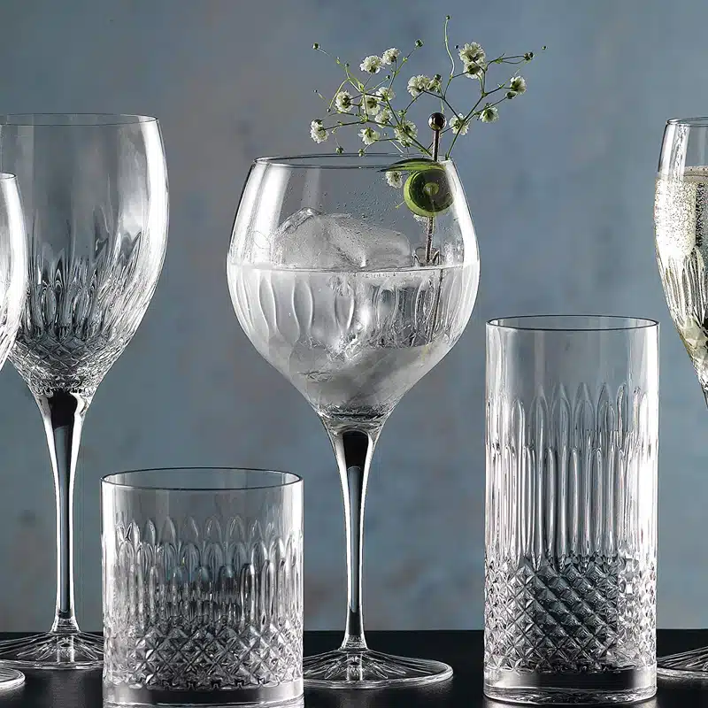 Bicchieri-cocktail-in-vetro-flute-e-tumbler-formigine